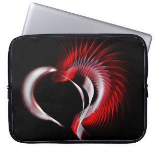 Protection Pour Ordinateur Portable Coeur métallique