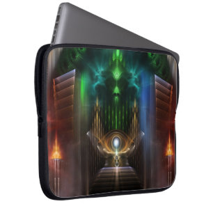 Protection Pour Ordinateur Portable Contempler Oz Fractal Art Laptop Sleeve