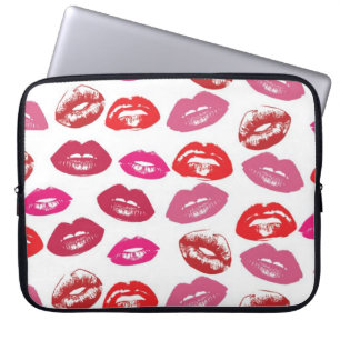 Protection Pour Ordinateur Portable Cool vintage rétro ceintures rouge brillant rose
