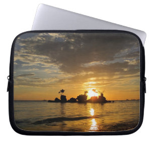 Protection Pour Ordinateur Portable coucher de soleil sur l'île