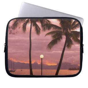 Protection Pour Ordinateur Portable Coucher de soleil sur Moorea depuis Sofitel Maeva