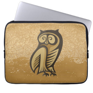 Protection Pour Ordinateur Portable Couleur du symbole de hibou