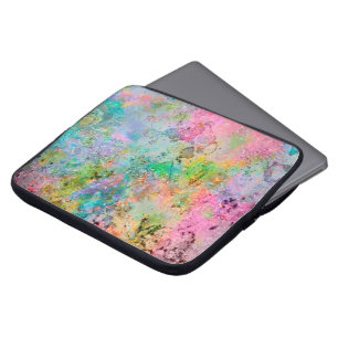 Protection Pour Ordinateur Portable Couleurs de néon coloré cool abstrait image en m