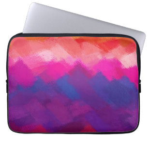 Protection Pour Ordinateur Portable Couleurs dynamiques abstraites 19 de la peinture