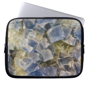 Protection Pour Ordinateur Portable Cristaux bleus de fluorine dans Matrix