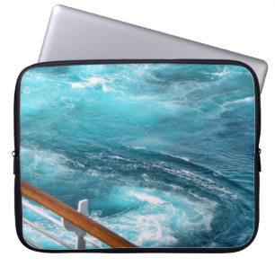 Protection Pour Ordinateur Portable Croisière des Bahamas - Réveil Turquoise