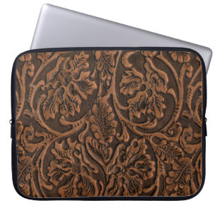 Protection Pour Ordinateur Portable Cuir de relief rustique