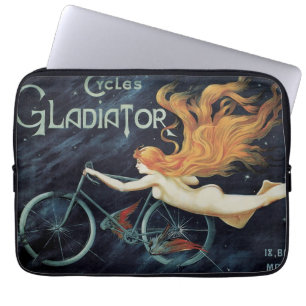 Protection Pour Ordinateur Portable Cycles Gladiator, Art nouveau victorien vintage