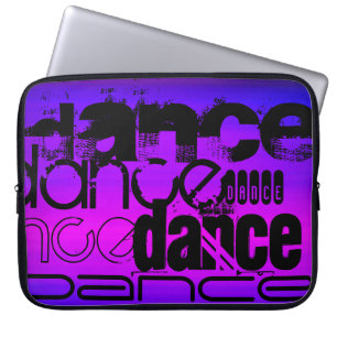 Protection Pour Ordinateur Portable Danse ; Violet Bleu vif et Magenta