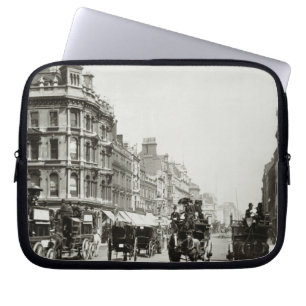 Protection Pour Ordinateur Portable De vue rue d'Oxford vers le bas, Londres (photo de