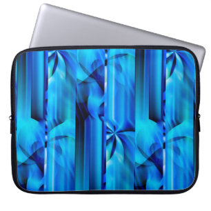 Protection Pour Ordinateur Portable Design graphique transparent - bleu noir I