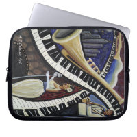 Douille d'ordinateur portable de jazz de clair de