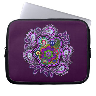 Protection Pour Ordinateur Portable Douille pourpre psychédélique d'ordinateur
