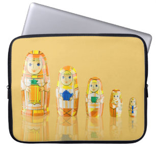 Protection Pour Ordinateur Portable Douille russe orange d'ordinateur portable de