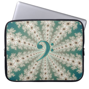 Protection Pour Ordinateur Portable Douille verte d'ordinateur portable de fractale
