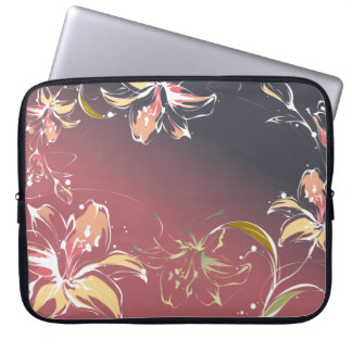 Protection Pour Ordinateur Portable douilles florales d'ordinateur portable
