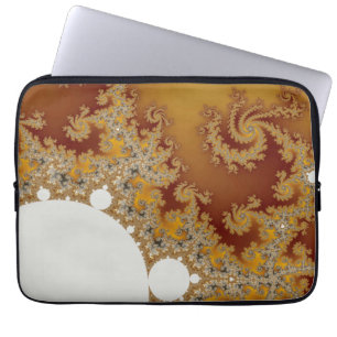 Protection Pour Ordinateur Portable Dragon blanc - art de fractale