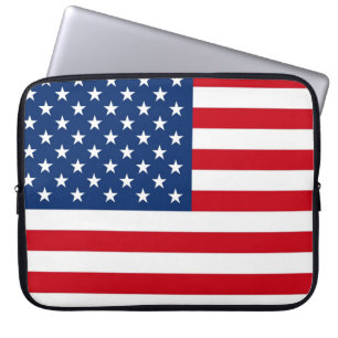 Protection Pour Ordinateur Portable Drapeau Américain Patriotique Design Notebook Sle
