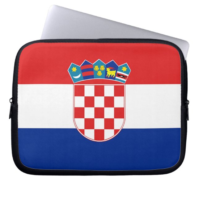Protection Pour Ordinateur Portable Drapeau croate (Devant)