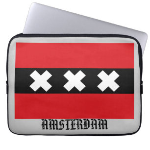 Protection Pour Ordinateur Portable Drapeau d'Amsterdam