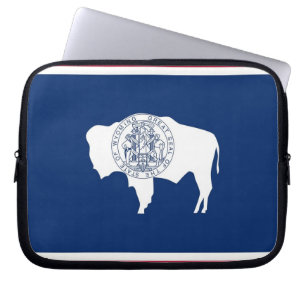 Protection Pour Ordinateur Portable Drapeau de l'État du Wyoming