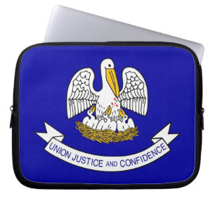 Protection Pour Ordinateur Portable Drapeau Louisiana Drapeau Portable