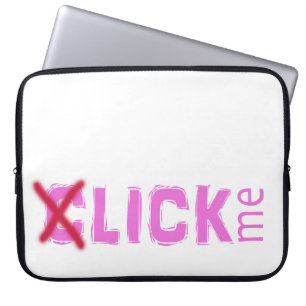 Protection Pour Ordinateur Portable Drôle (C)me lécher brise-glace rose avec la Croix