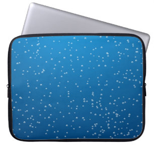 Protection Pour Ordinateur Portable Eau Bleue Profonde et Petites Bulles