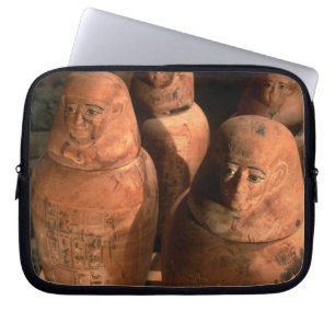 Protection Pour Ordinateur Portable Egypte, jarres canopes de la 26e dynastie trouvées