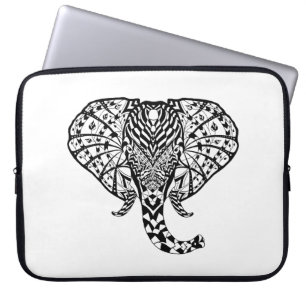 Protection Pour Ordinateur Portable Éléphant ethnique de motif