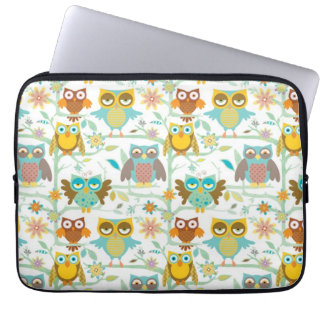 Protection Pour Ordinateur Portable Équipage mignon de hiboux