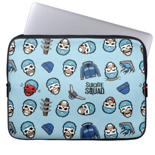Protection Pour Ordinateur Portable Équipe de suicide   Capitaine Boomerang Emoji Moti