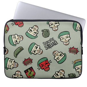 Protection Pour Ordinateur Portable Équipe de suicide   Motif Emoji Drapeau Rick
