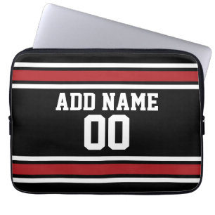 Protection Pour Ordinateur Portable Équipe Jersey avec nom et numéro personnalisés