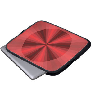 Protection Pour Ordinateur Portable Étui de laptop rouge à illusion optique