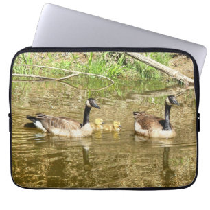 Protection Pour Ordinateur Portable Famille de bernaches du Canada