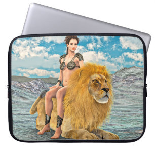 Protection Pour Ordinateur Portable Fantaisie de la Reine Lion