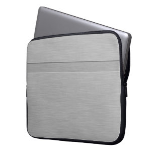 Protection Pour Ordinateur Portable Faux brossé métal avec Groove
