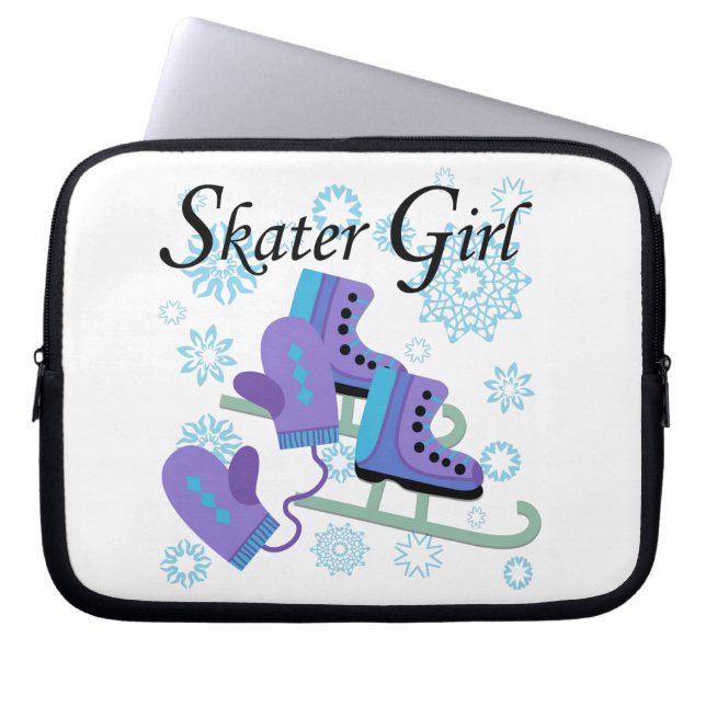 Protection Pour Ordinateur Portable Fille de patineur (Devant)