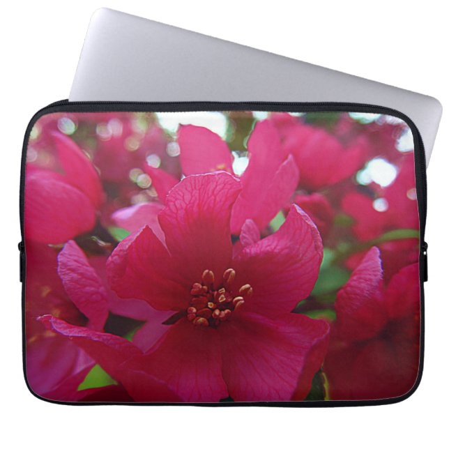 Protection Pour Ordinateur Portable Fleur du coeur (Devant)