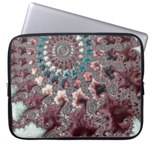 Protection Pour Ordinateur Portable Fractale spirale Super rétro