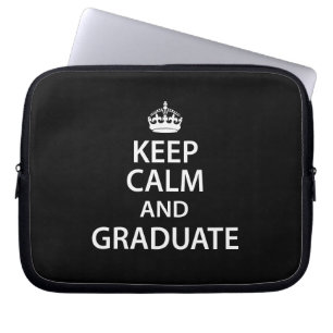 Protection Pour Ordinateur Portable Gardez le calme et recevez un diplôme l'obtention