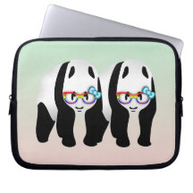 Gay pride Hipster Pandas