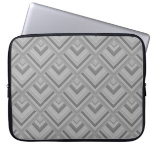 Protection Pour Ordinateur Portable Grey scale pattern