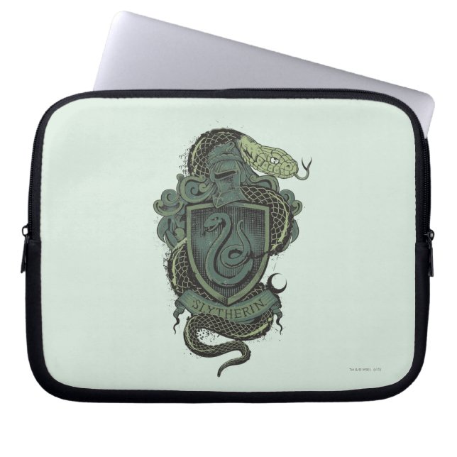 Protection Pour Ordinateur Portable Harry Potter | Slytherin Crest (Devant)