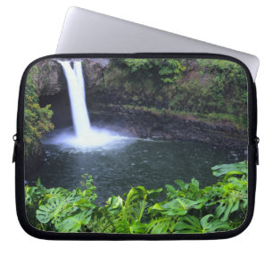Protection Pour Ordinateur Portable Hawaii, Grande Ile, Hilo, Chutes de l'Arc-en-Ciel,