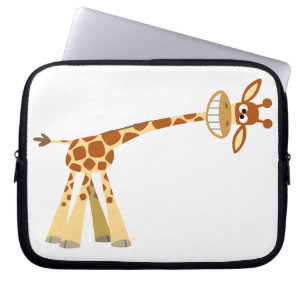 Protection Pour Ordinateur Portable Hee Hee Hee! ! girafe de dessin