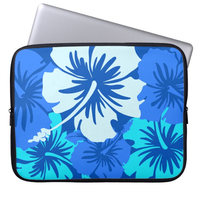 Protection Pour Ordinateur Portable Hibiscus épopé Néoprène hawaïen (Devant)