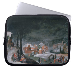 Protection Pour Ordinateur Portable Hiver (huile sur le panneau) (voyez également