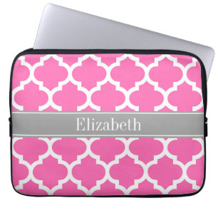 Protection Pour Ordinateur Portable Hot Pink2 Whisky Marocain #5 Dark Grey Nom Monogra